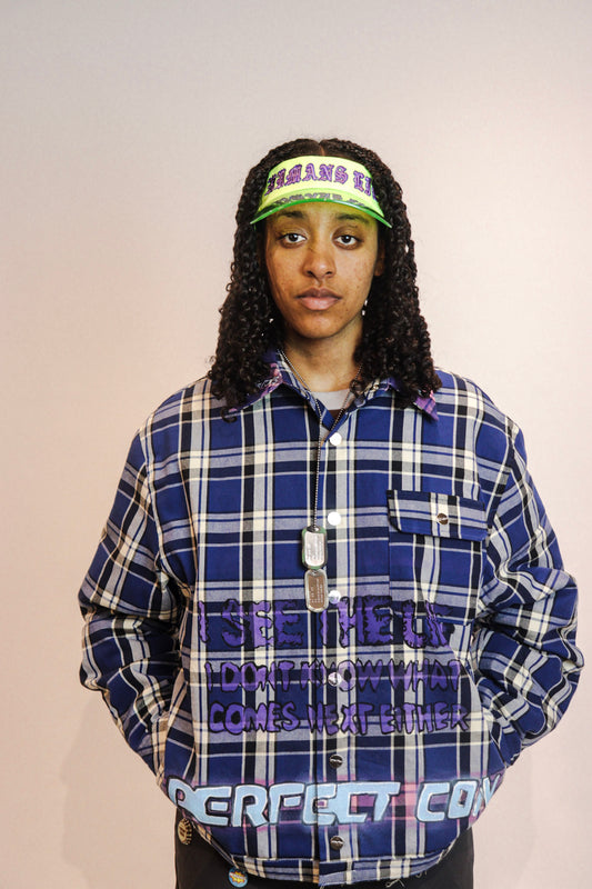 I SEE THE LIE FLANNEL JACKET