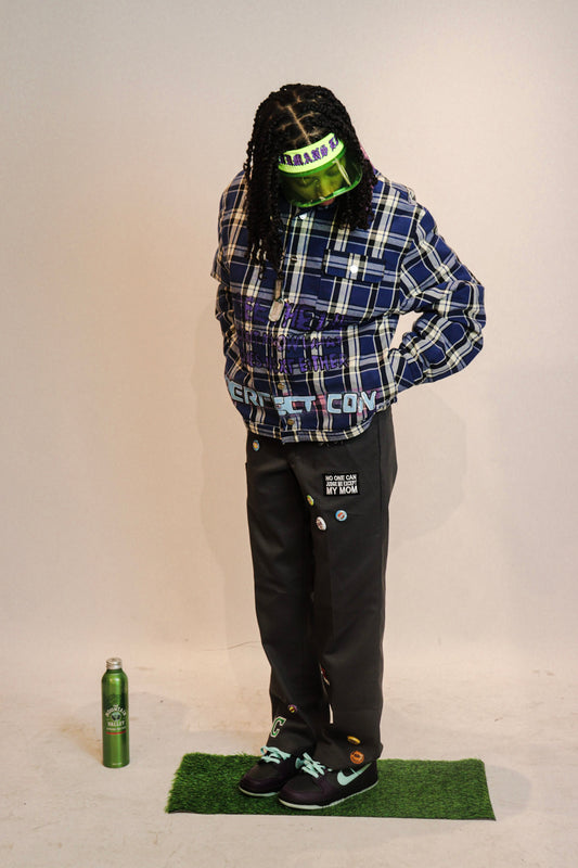 I SEE THE LIE FLANNEL JACKET