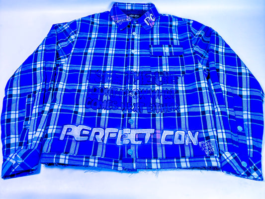 I SEE THE LIE FLANNEL JACKET